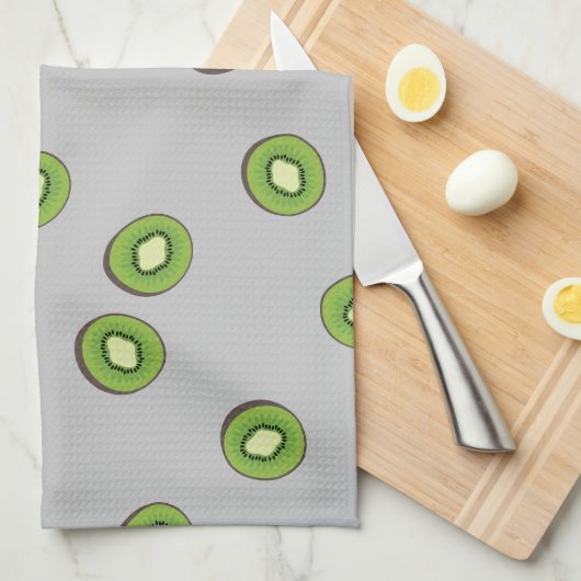 Kiwi Geschirrtuch (Viertel Falte)