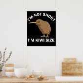 Kiwi gibt Men Kiwi Bird Women Neuseeland Kiwi Poster (Küche)