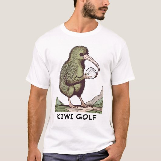 Kiwi Golf T - Shirt (Vorderseite)
