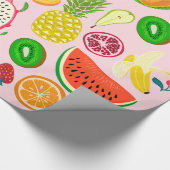 Kiwi-Granatapfel Geschenkpapier (Ecke)