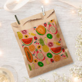 Kiwi-Granatapfel Geschenktütchen (Ausgeschnitten)