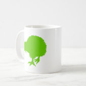 Kiwi Green Bird Kaffeetasse (Vorderseite Links)