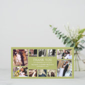 KIWI GREEN COLLAGE | DANKE, DASS DU KARTE (Stehend Vorderseite)