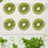 Kiwi Green Fruit 4Keri Geschirrtuch (Gefaltet)