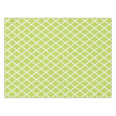 Kiwi Green Quatrefoil Tiles Pattern Tischdecke (Vorderseite (Horizontal))