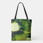 Kiwi Green Shopping and Books Tasche (Rückseite)