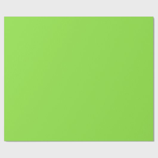 Kiwi Green Solid Color | Classic | elegant Geschenkpapier (Flach)