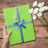 Kiwi Green Solid Color | Classic | elegant Geschenkpapier