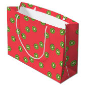 Kiwi Große Geschenktüte (Rückseite Schrägansicht)