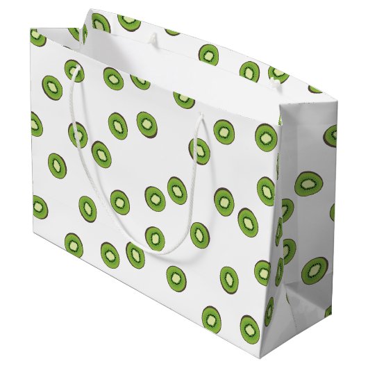 Kiwi Große Geschenktüte (Rückseite Schrägansicht)