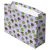 Kiwi Große Geschenktüte (Rückseite Schrägansicht)