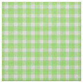 Kiwi Grün und weiß kariert Gingham-Karo Stoff (Muster)