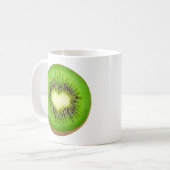 Kiwi Herz Kaffeetasse (Vorderseite Links)
