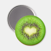 Kiwi Herz Magnet (Vorderseite/Rückseite)