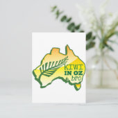KIWI in OZ (Australien) BRO Postkarte (Stehend Vorderseite)
