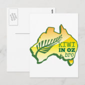 KIWI in OZ (Australien) BRO Postkarte (Vorne/Hinten)