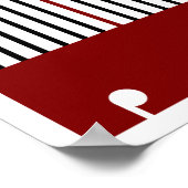 Kiwi in Raupo, BULLRUSH Poster (Ecke)