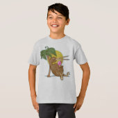 Kiwi isst Eiskrem T-Shirt (Vorne ganz)