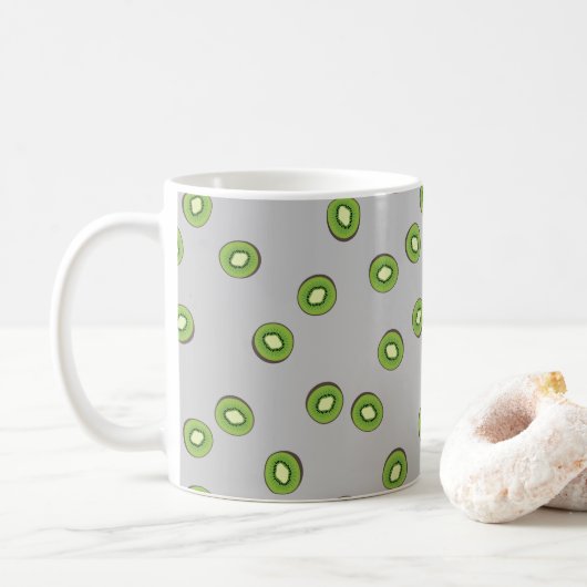 Kiwi Kaffeetasse (Mit Donut)