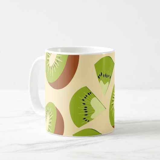Kiwi kaffeetasse (Vorderseite Links)