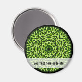 Kiwi Kaleidoscope Magnet (Vorderseite/Rückseite)