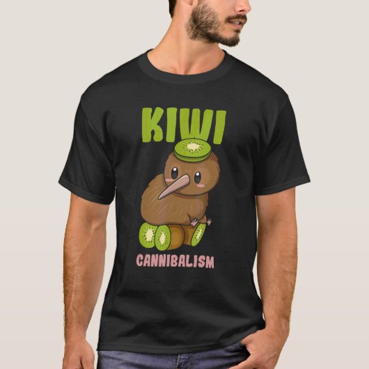 Kiwi Kannibalismus für einen Kiwi-Vogelbeobachter T-Shirt (Vorderseite)