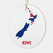 KIWI-KARTE KERAMIK ORNAMENT (Links)
