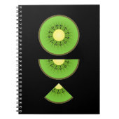 Kiwi Kawaii Niedlich Frucht Notizblock (Vorderseite)