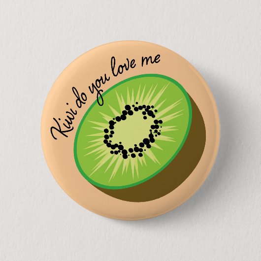 Kiwi-Knopf Button (Vorderseite)