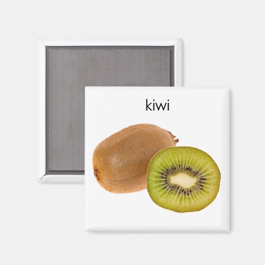 Kiwi Kühlschrank Magnet (Vorderseite/Rückseite)