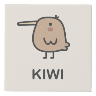 Kiwi Künstlicher Leinwanddruck
