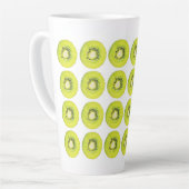 Kiwi Latte Tasse (Linke Ecke)