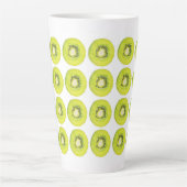 Kiwi Latte Tasse (Vorderseite)