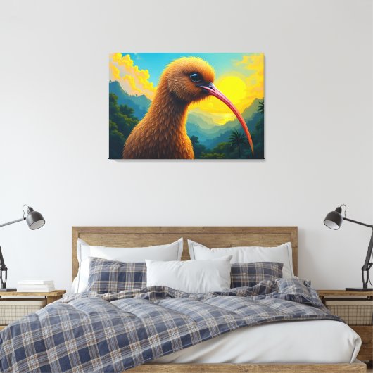 Kiwi Leinwanddruck (Insitu (Schlafzimmer))