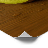 Kiwi & Lemon Juice - Summer Fresh Fruchtposter Poster (Ecke)