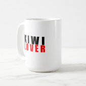 Kiwi lover kaffeetasse (Vorderseite Links)