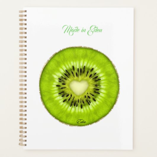 Kiwi Made in Eden Planner Planer (Vorderseite)