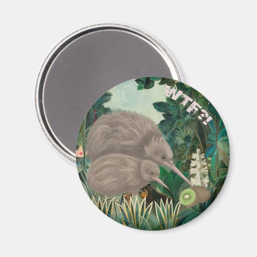 Kiwi Magnet (Vorderseite/Rückseite)