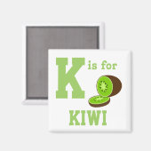 Kiwi Magnet (Vorderseite/Rückseite)