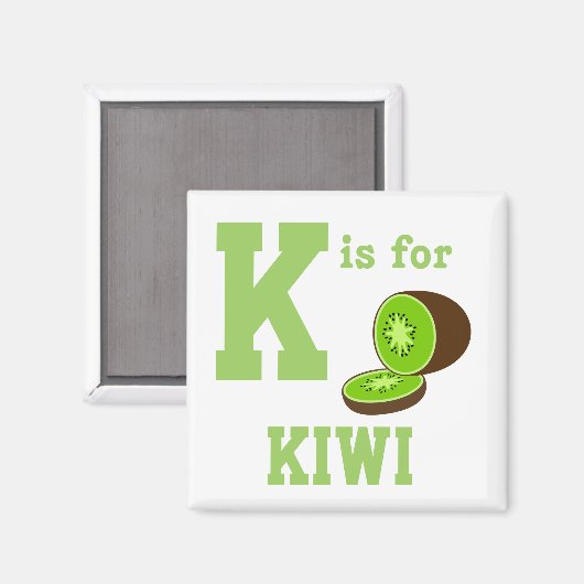 Kiwi Magnet (Vorderseite/Rückseite)