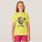Kiwi mit Comb und Mirror T-Shirt (Vorne ganz)