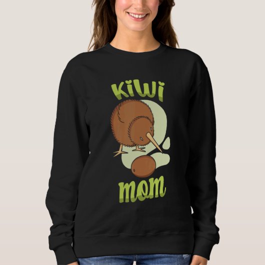 Kiwi Mom Kiwi Bird New Zealand Mothers Day Sweatshirt (Vorderseite)