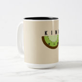 Kiwi | Mug Zweifarbige Tasse (Vorderseite Links)