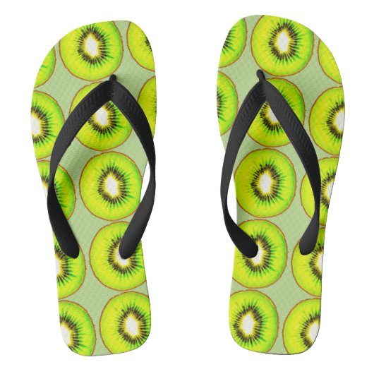 Kiwi-Muster Badesandalen (Fußbett)