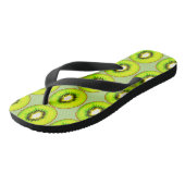 Kiwi-Muster Badesandalen (Schrägansicht)