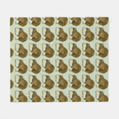 Kiwi N.Z. Bird Fleecedecke (Vorderseite (Horizontal))