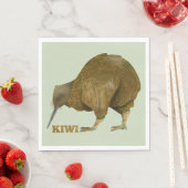 Kiwi N.Z. Bird Serviette (Beispiel)