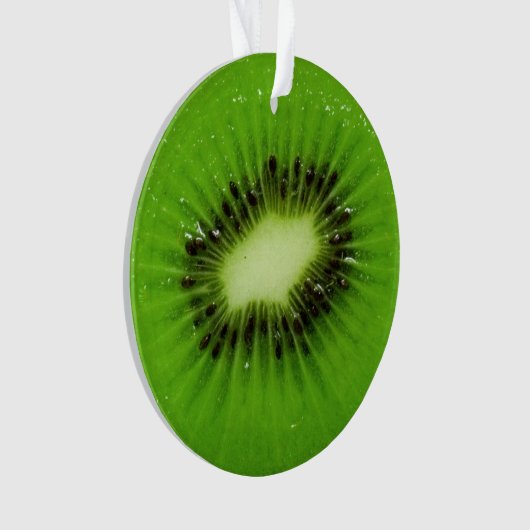 Kiwi-neue Scheibe Ornament (Vorderseite)