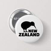 Kiwi Neuseeland Button (Vorne & Hinten)