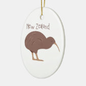 Kiwi-Neuseeland-Vogel Keramikornament (Links)
